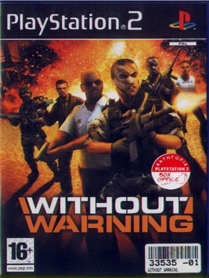 Without Warning PlayStation 2 μεταχειρισμένο, χωρίς βιβλίο οδηγιών