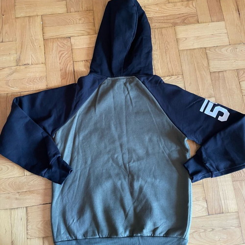 Paco & Co khaki sweatshirt with hood and pockets, like new
