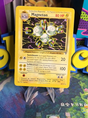 Magneton LC Pokemon card vintage