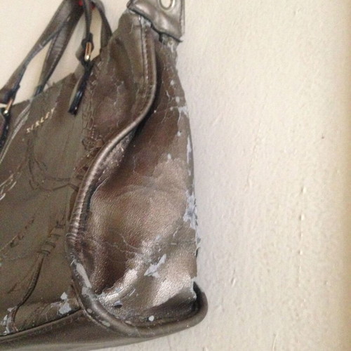 Sisley handbag used with wear