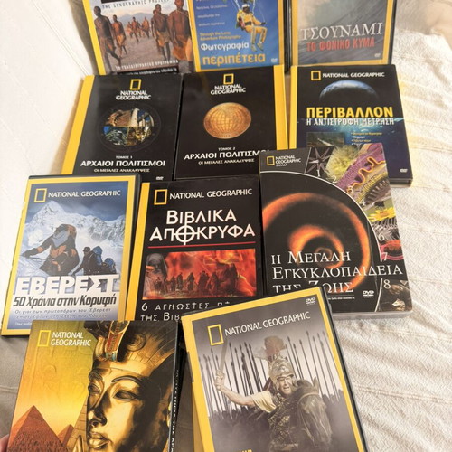 National Geographic documentary DVD box set, 15 like new