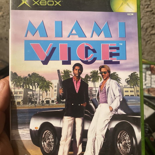Miami Vice Xbox game classic OG CIB