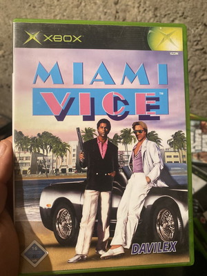 Miami Vice Xbox game classic OG CIB