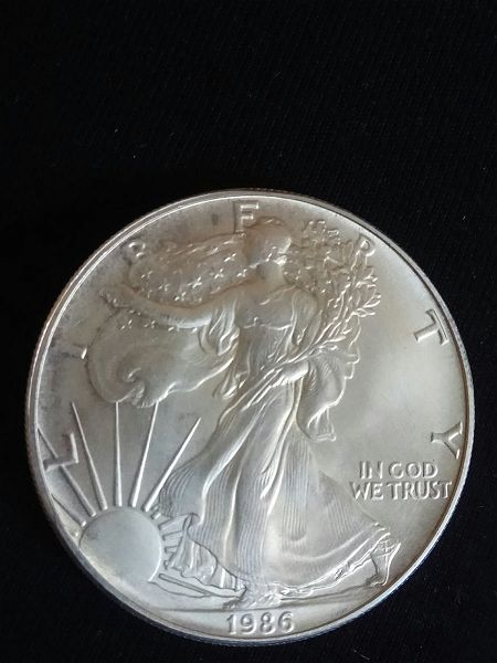  1oz fine silver  1986