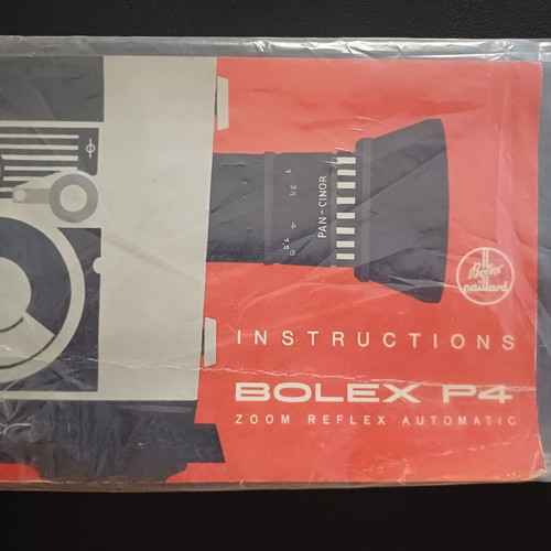 Bolex P4 8mm Camera like new, complete collector's set