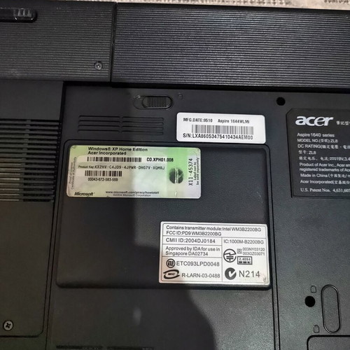 Acer laptop for spare parts