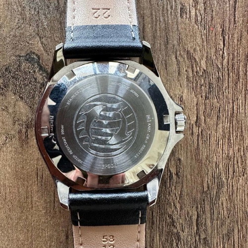 Orient Mako automatic dive watch like new with leather strap