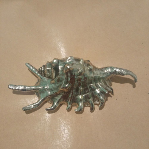 Christofle Silver Plated Shell Shaped Paperweight used