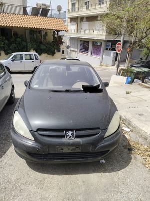 Peugeot 307 1.4cc 2003 μεταχειρισμένο, χειροκίνητο, μαύρο, λάστιχα Dunlop