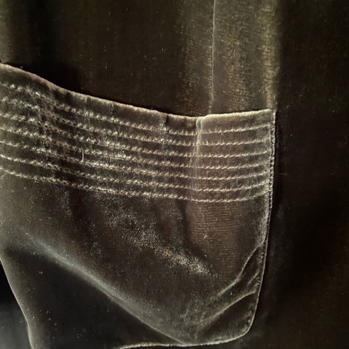 Loose velvet jacket new, green, size XXL