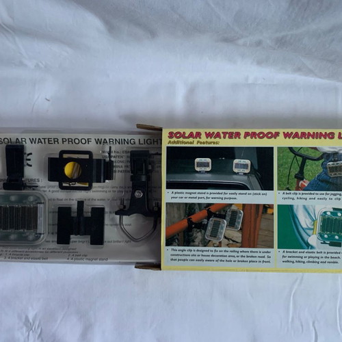 Solar waterproof warning light new