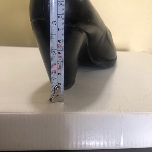Walter Steiger black leather pumps used, size 40