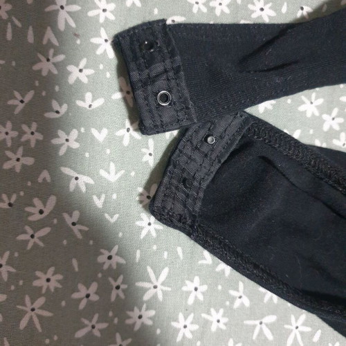 Black bodysuit XL with checkered detail, like new