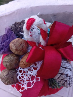 Christmas pumpkin handmade new