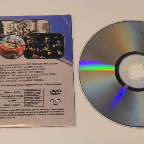 Pinokio the Robot DVD like new, dubbed