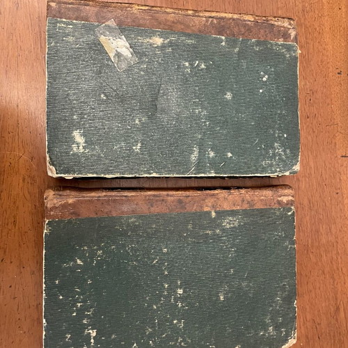 Brouckner Dizionario Geografico Portatile δύο τόμοι μεταχειρισμένοι, έκδοση 1810