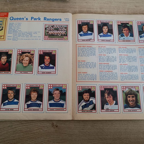 Panini album football 78 used