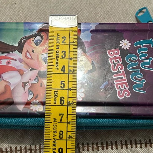 Mattel Enchantimals Metal School Pencil Case like new