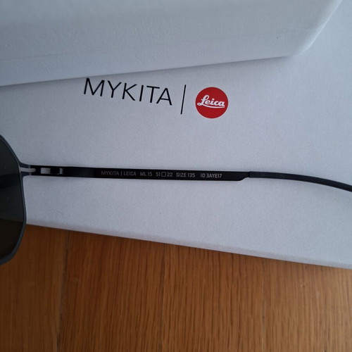 Mykita Leica ML15 sunglasses like new, black