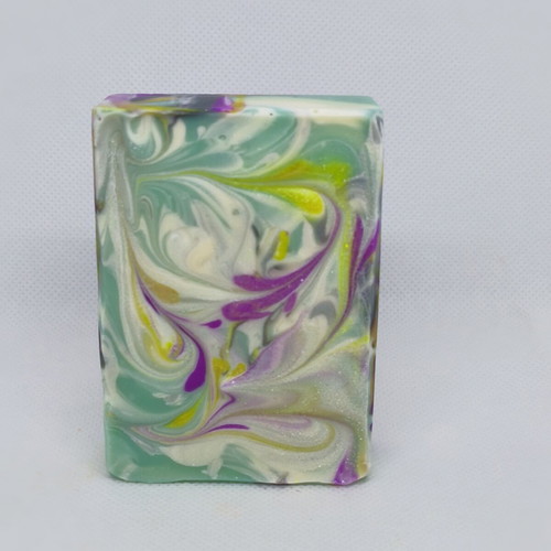 Handmade Botanical Lavender Swirl Decorative Aromatic Soap new