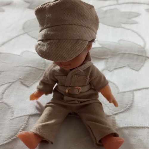 Vintage Mini Doll Corinne Italocremona 70s, like new