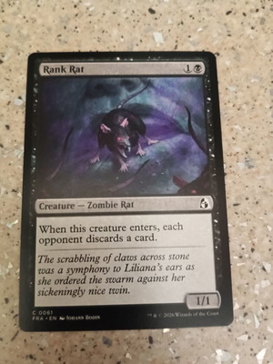 Magic: The Gathering Rank Rat κάρτα