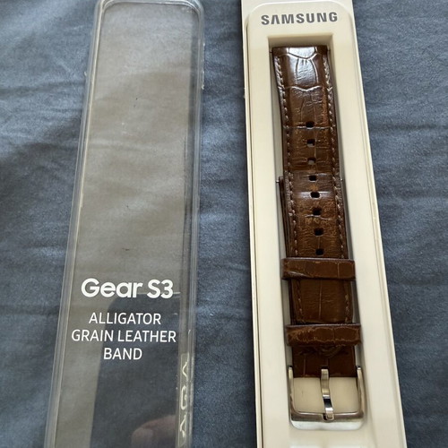 Samsung Gear S3 alligator grain leather band