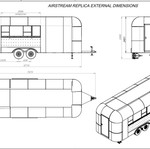  Πολυτελές food truck 8 x 2.60