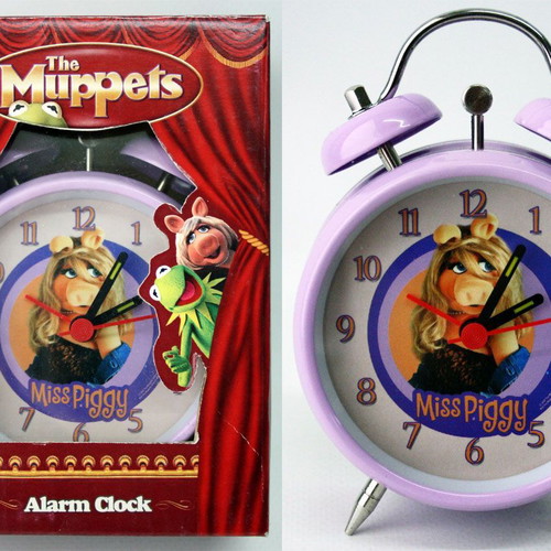The Muppets Miss Piggy Table Clock Analog new