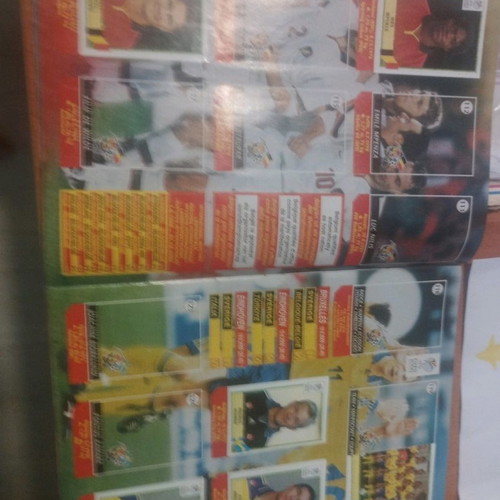 Euro 2000 Album used with stickers and notes