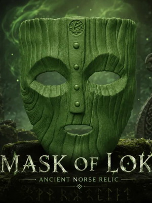 The Mask of Loki 3D Printed Collectible Prop and Cosplay