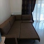 Γωνιακό Σαλόνι σαν καινούργιο 2.90×185 τριθέσιος-διθέσιος με διπλό κρεβάτι