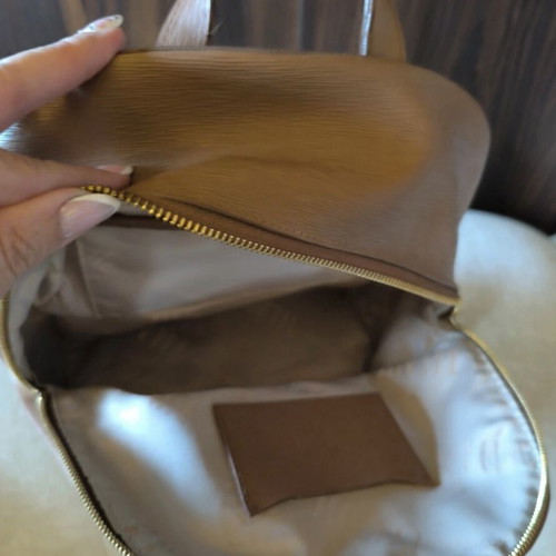 Alviero Martini 1A Classe Leather Backpack like new, tan color