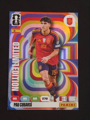 Panini World Cup 2026 Limited Edition Pau Cubarsí XXL κάρτα καινούργιο
