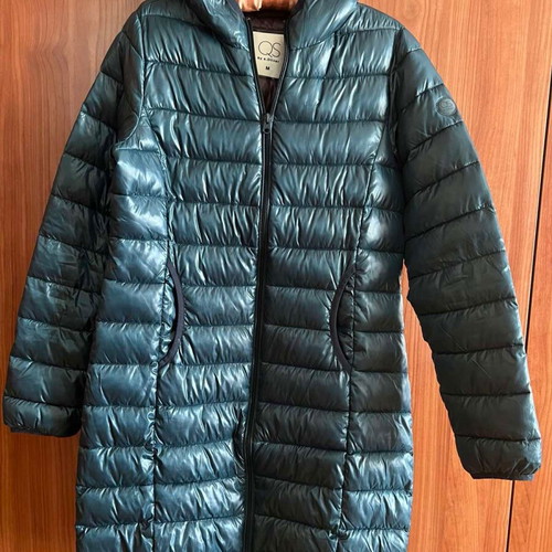 S.Oliver women's green puffer jacket like new, size M