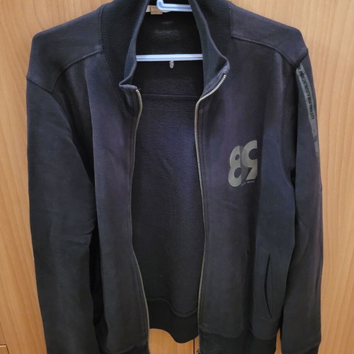 DKNY sweatshirt jacket used, black, size L