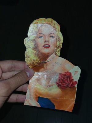 Marilyn Monroe vintage newspaper scrap used