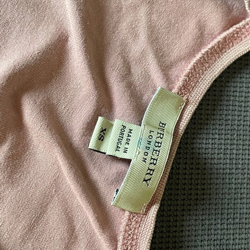 Burberry women's blouse No XS, dusty pink cotton