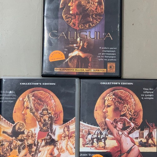 Caligula Collection 3 DVD used, cult and erotic