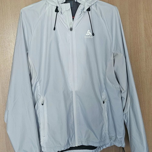 Odlo Irbis Element X-Warm women's jacket like new, size M, white and grey