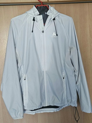 Odlo Irbis Element X-Warm women's jacket like new, size M, white and grey