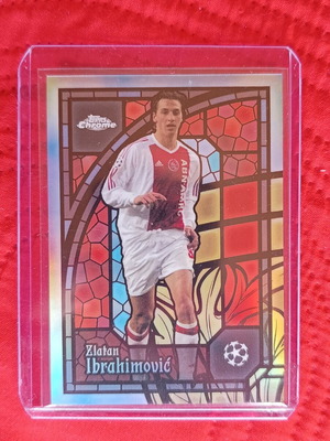 Topps Chrome UCC 2025-26 Zlatan Ibrahimovic The Grail G1 κάρτα σαν καινούργιο