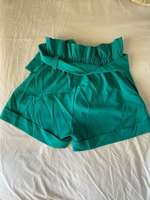 Chaton high-waisted shorts like new, size 36, petrol color