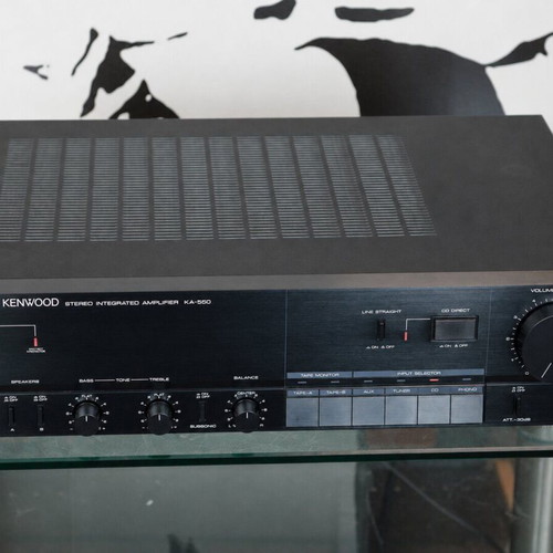 Kenwood KA-550 Stereo Integrated Amplifier, vintage Japanese Hi-Fi
