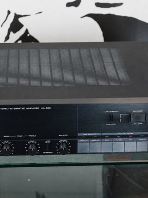 Kenwood KA-550 Stereo Integrated Amplifier, vintage Japanese Hi-Fi