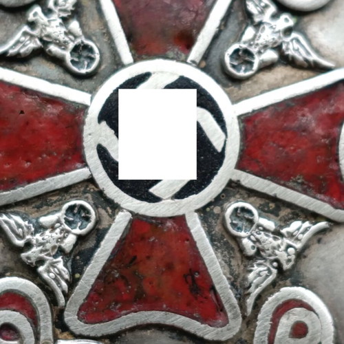 German Third Reich Silver and Enamel Cigarette Box used