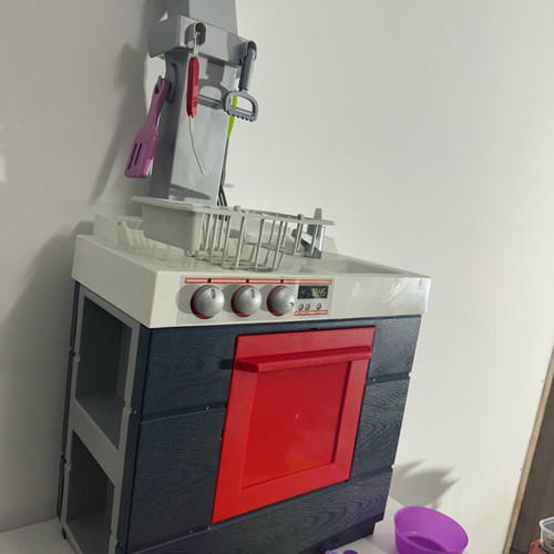Children's kitchen used with accessories