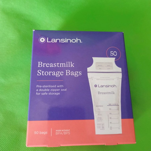 Cangaroo Cara manual breast pump like new with 30 Lansinoh milk storage bags