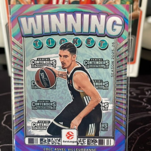 2025-26 Panini Contenders Euroleague Nando De Colo Winning Ticket like new