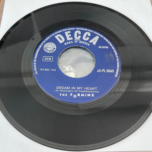 The Forminx Jeronimo Yanka / Dream In My Heart 45 used vinyl